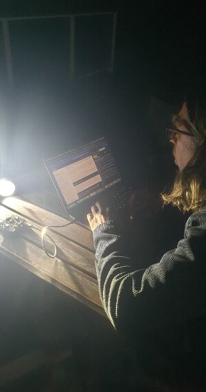 Kim researching how to connect to space